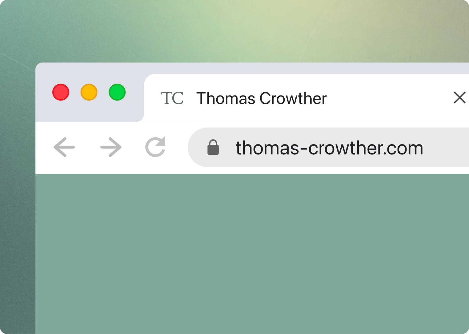 Favicon and browser tab treatment