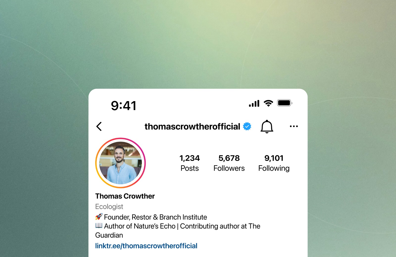 Social profile application